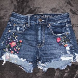 AEO high rise shorts